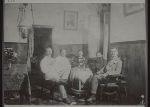 Gold Coast / Kumasi: B.M.F. Okt. 1910. Endress, Berger, Rottmann, Jost, Voehringer