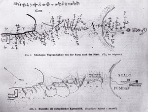 Plan of Foumban, in Cameroon