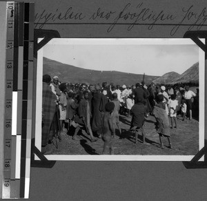 Wedding round dance, Baziya, South Africa East, 1935