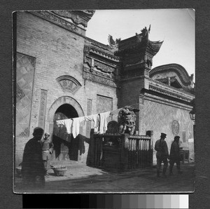 Ornate civic building, Chengdu, China, ca.1900-1920