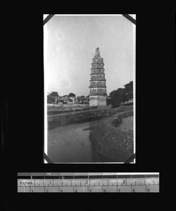 Pagoda, Shantou, Guangdong, China, 1921