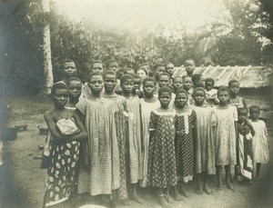 girls'school of Ngomo, in Gabon