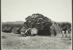 Beggars' camp in Dharwar