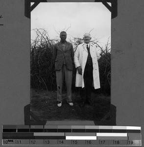 Chief Mgubuli and Brother W. Blohm, South Africa East