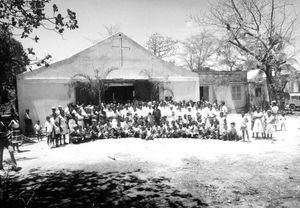 Church inauguration in Ambilobe, 15 December 1985