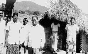 Kalrayan Hills, South India. The President of ALC, Rev. Dorairaj Peter visiting the new Police