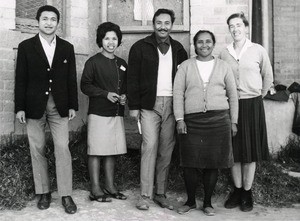 People in charge of the training period for the teachers of boarding school, in Antananarivo, Madagascar