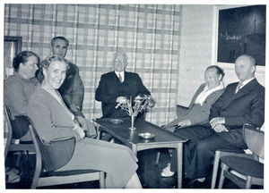 Danish missionaries by dr. Calderwoods visit to Aden. From left Emsy Nielsen, Karen Olsen, Rich