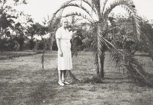 Emily Godfrey at Oro Church, Nigeria, 1943