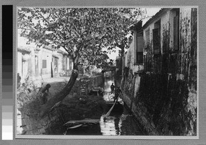 Canal at Suzhou, China, ca.1920-1930