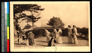 Enjoying the fresh air, Japan, ca.1920-1940