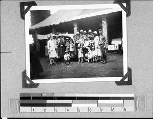 Brethren Waldner before leaving, Nyasa, Tanzania, 1937