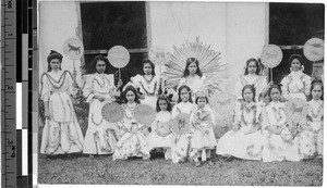 Group of women, Nueva Caceres, Philippines, ca. 1920-1940