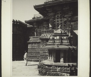 Tempel in Halebid (Mysore Staat)