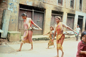 A typical day for women in rural Nepal is like this: In addition to the domestic chores, the wo