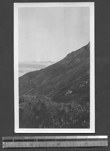 Snow-capped mountain, Sichuan, China, ca.1934