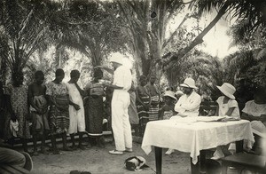 Baptism of adults, in Gabon