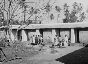 East Jeypore, Orissa, India. From the womens hostel Sarepta, Gunupur. Outdoor preparation of di