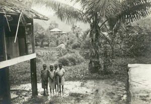 Pupils of a mission school, in Gabon