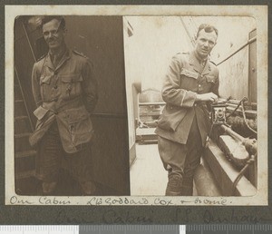 Officers’ cabin on the SS Durham Castle, Atlantic Ocean, 19 May - 25 June 1917