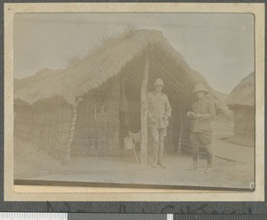 Officers at Carrier hospital, Dodoma, Tanzania, July-November 1917