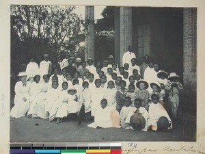 Youth Group from the Ambatovinaky Church, Antananarivo, Madagascar, 1911