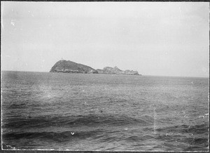 Island with lighthouse, Red Sea, Africa, 1901