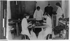 Cassock department industrial room, Hong Kong, China, ca. 1930