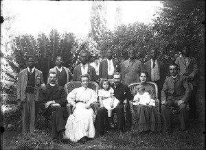 Teachers and students of Lemana Training Institution, Lemana, Limpopo, South Africa, 1906