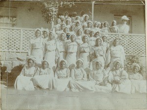 Pupils of Thabana-Morena girl's college