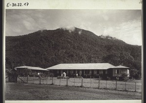 Mission station Nyasoso with Kupe mountain seen more from the left