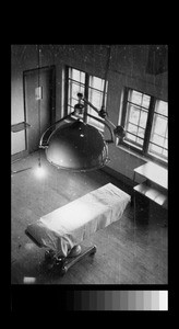 An empty operating room, Chengdu, Sichuan, China, ca.1946