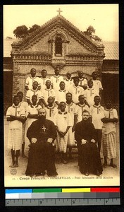 Students at the minor seminary, Congo, ca.1920-1940