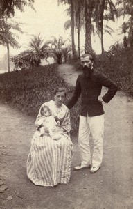 Mr. and Mrs. Allégret, in Talagouga, Gabon