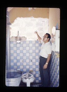 man in a building under construction