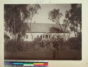 Guest house seen from the east side, Antsirabe, Madagascar, 1900