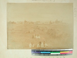 Distant view of Antsirabe, Madagascar, ca.1898