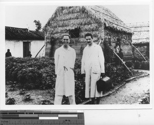 Maryknolls two lay doctors at Xinhui, China, 1934