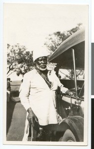 African man next to a car, South Africa