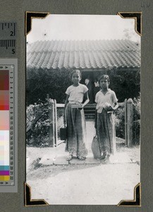 Pastor's Daughters, Nagpur, India, ca.1937