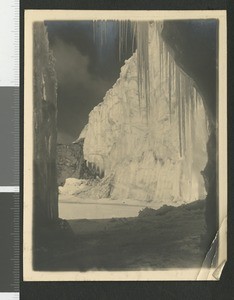 Ice cave, Mount Kenya, Kenya, ca.1930
