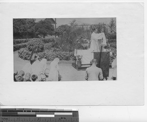 Corpus Christi procession at Dalian, China, 1933