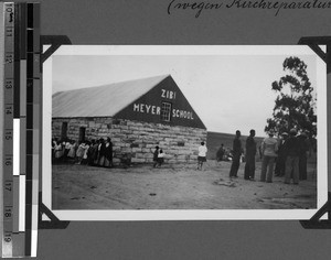 After church service (2), South Africa East, 1933