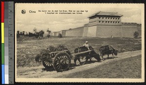 Outside a walled city, China, ca.1920-1940