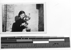 Young girl at the orphanage in Taishan, China, 1937