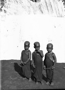 Three sons of chief Shangali, Tanzania, ca.1893-1920