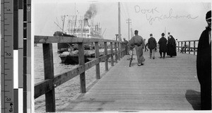 USS President Grant in port at Yokohama, Japan, 1924