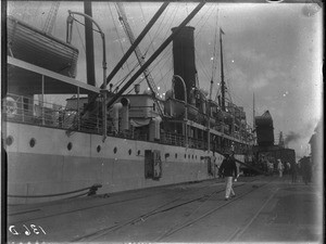 The Dover Castle in the harbour, Maputo, Mozambique, 1909