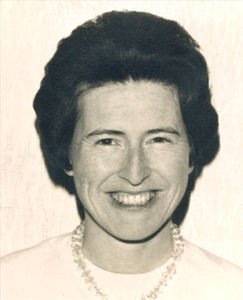 Ingeborg Estrup Møberg, born Paaskesen 1930. Teacher 1951. Children secretary of DMS, 1954-57