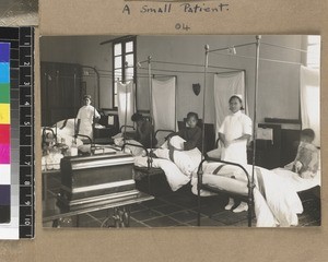 Hospital ward, mission hospital, Shantou, China ,ca. 1932-40